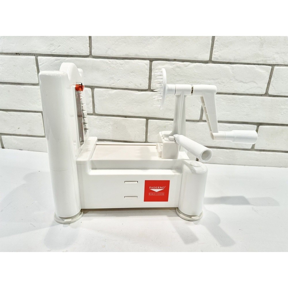 Williams Sonoma Paderno World‎ Cuisine Plastic Spiral Vegetable Slicer 3 Blades